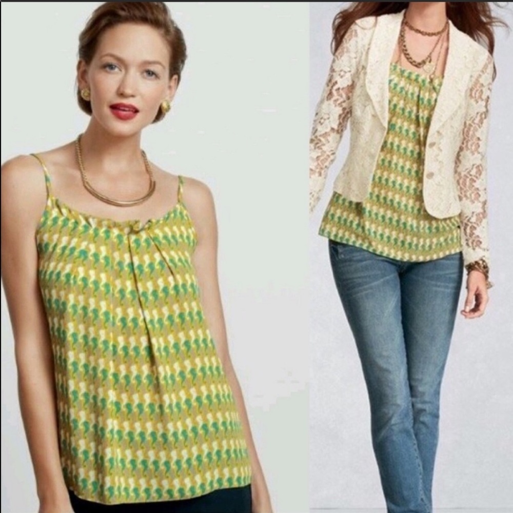 CAbi Seahorses Cami Top - Size: Small